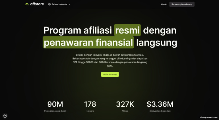 situs resmi program mitra AffStore