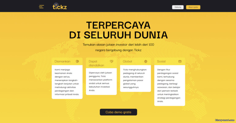 keuntungan dari broker opsi biner Tickz