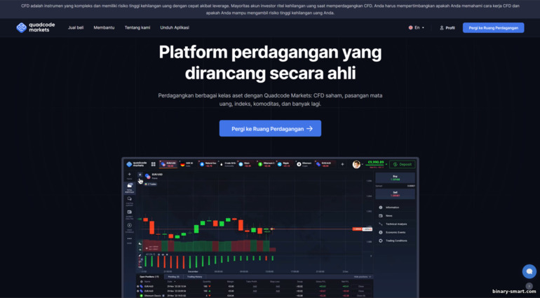 Situs resmi QuadCode Markets