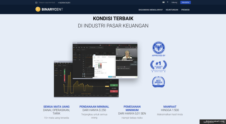 ketentuan perdagangan di broker Binarycent