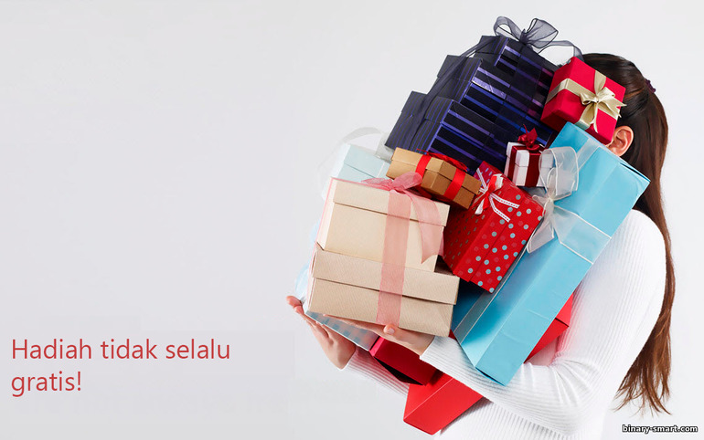 Bonus hadiah dari broker Opsi Biner