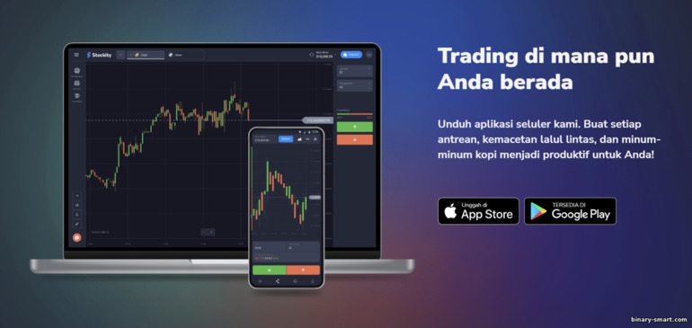 Situs web resmi broker Stockity