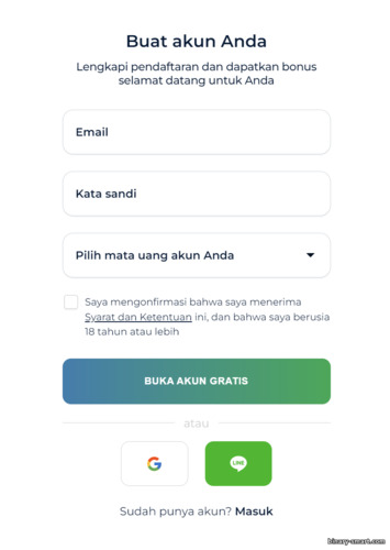 mendaftarkan akun perdagangan dengan broker Binarium