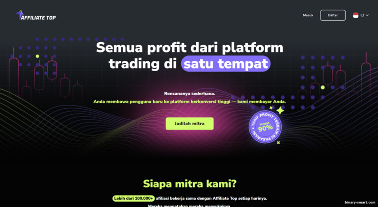 situs resmi program afiliasi Affiliate Top