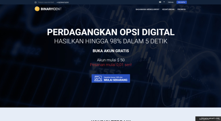 situs resmi broker opsi biner Binarycent