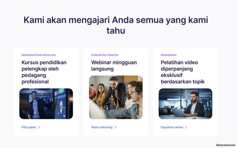 Pelatihan dari broker perdagangan prop SabioTrade