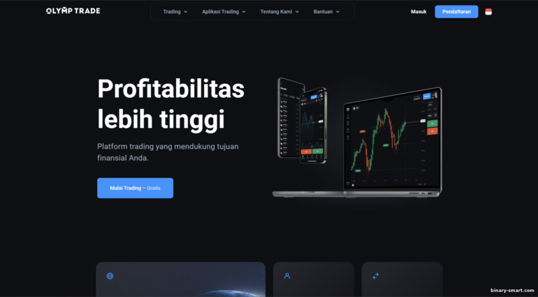 Situs web resmi Olymp Trade