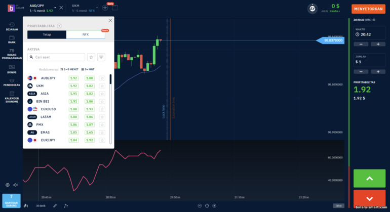 opsi biner dengan pembayaran tetap dari broker Bubinga