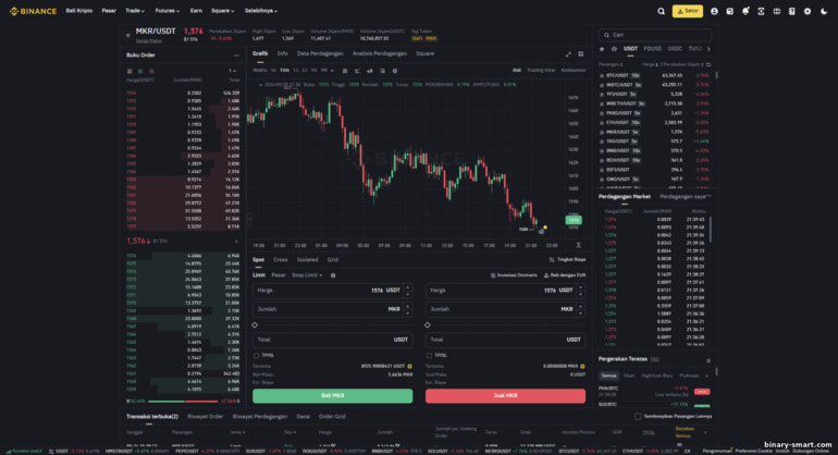 Platform Trading Binance