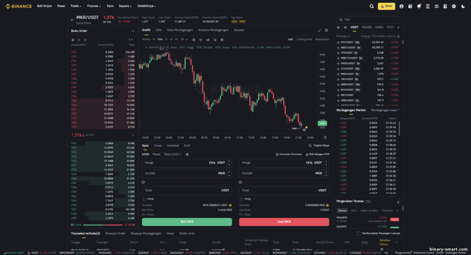 Platform Trading Binance