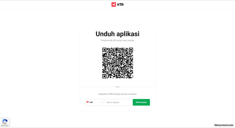 Daftarkan akun trading XTB baru