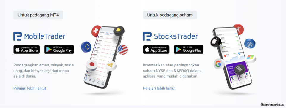 Aplikasi Mobile RoboForex