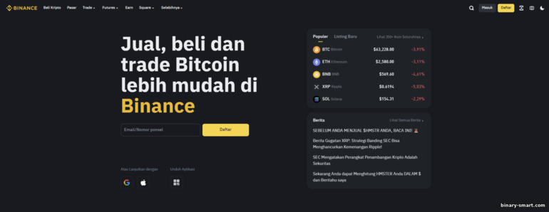 Situs Resmi Binance