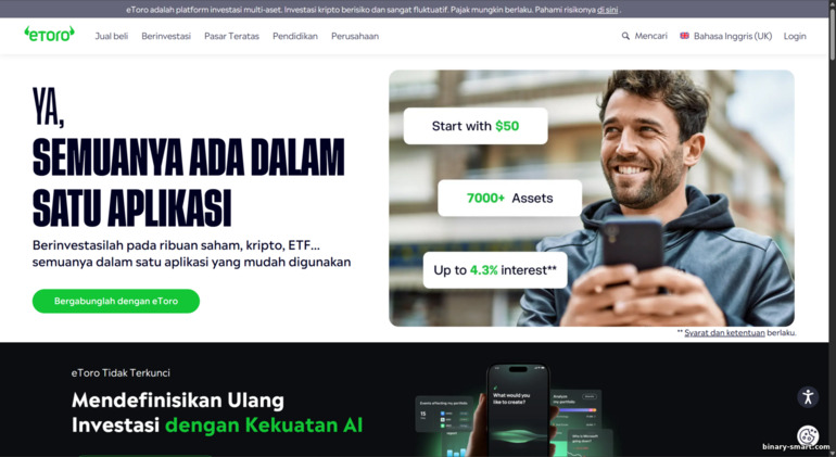 Situs resmi broker eToro Situs resmi broker eToro