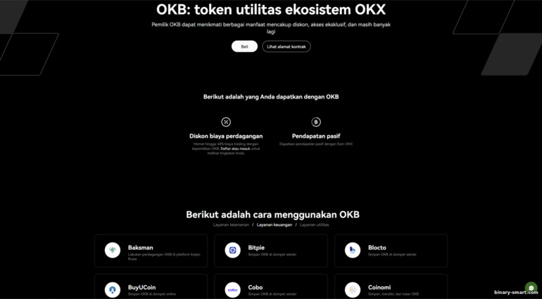Token OKB di Platform OKX