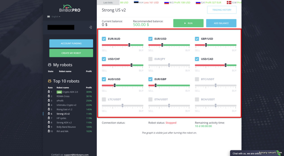 Mengonfigurasi Robot Trading di Platform BinBot Pro Mengonfigurasi Robot Trading di Platform BinBot Pro