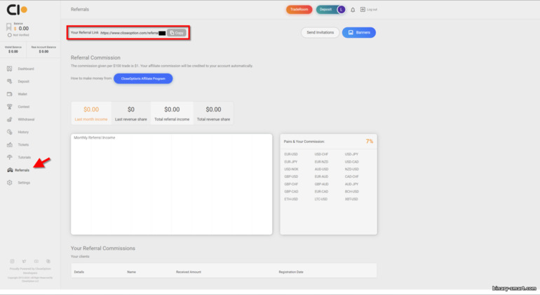 Program Referral Close Option