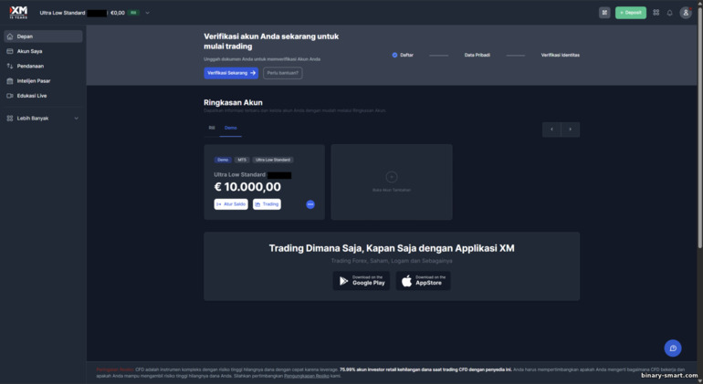 Akun Trading Broker XM Akun Trading Broker XM