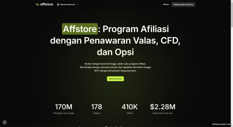 Situs resmi jaringan afiliasi AffStore