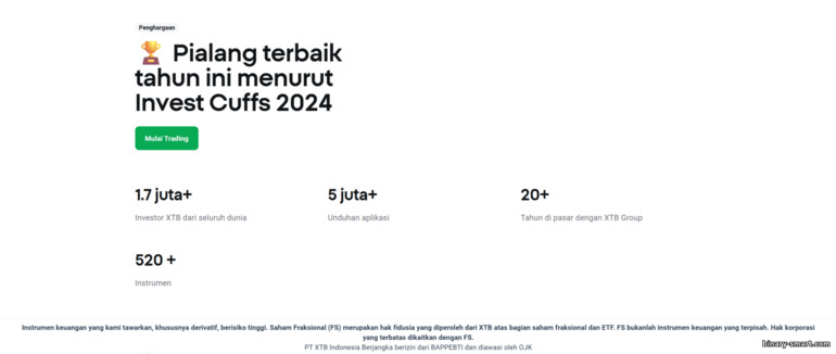 Statistik broker XTB