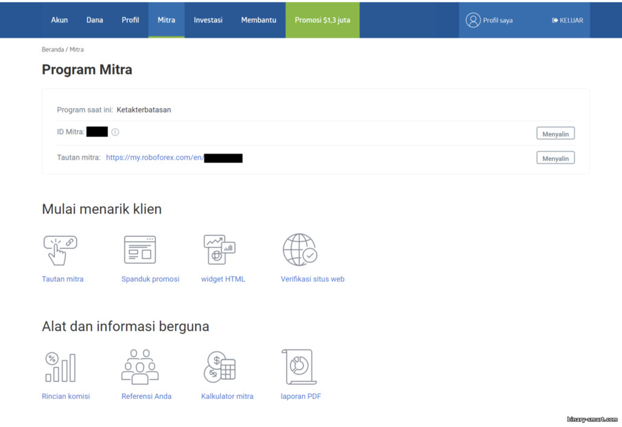 Program Kemitraan RoboForex