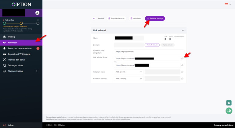 Program Referral GC Option