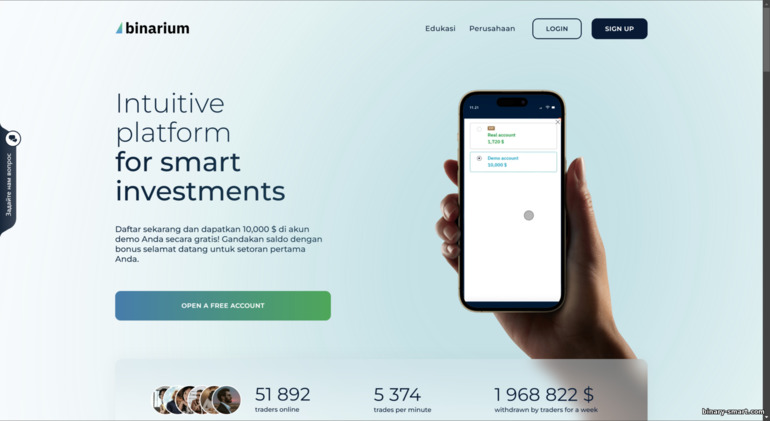 Situs Resmi Binarium