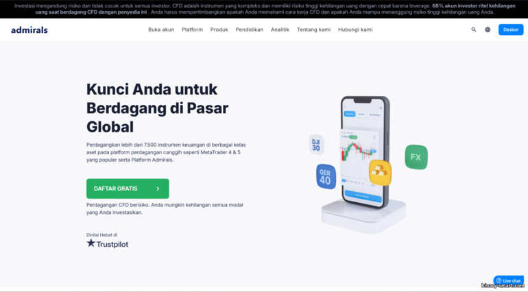Situs resmi broker Admirals Situs resmi broker Admirals