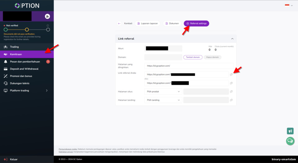 Program Referral GC Option